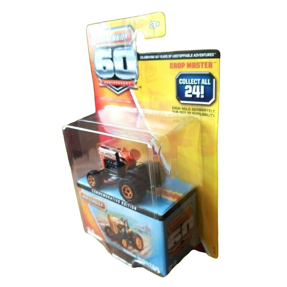 2013 Matchbox 60Th. Anniversary CROP MASTER Diecast Tractor Orange #24/24 #Y5345